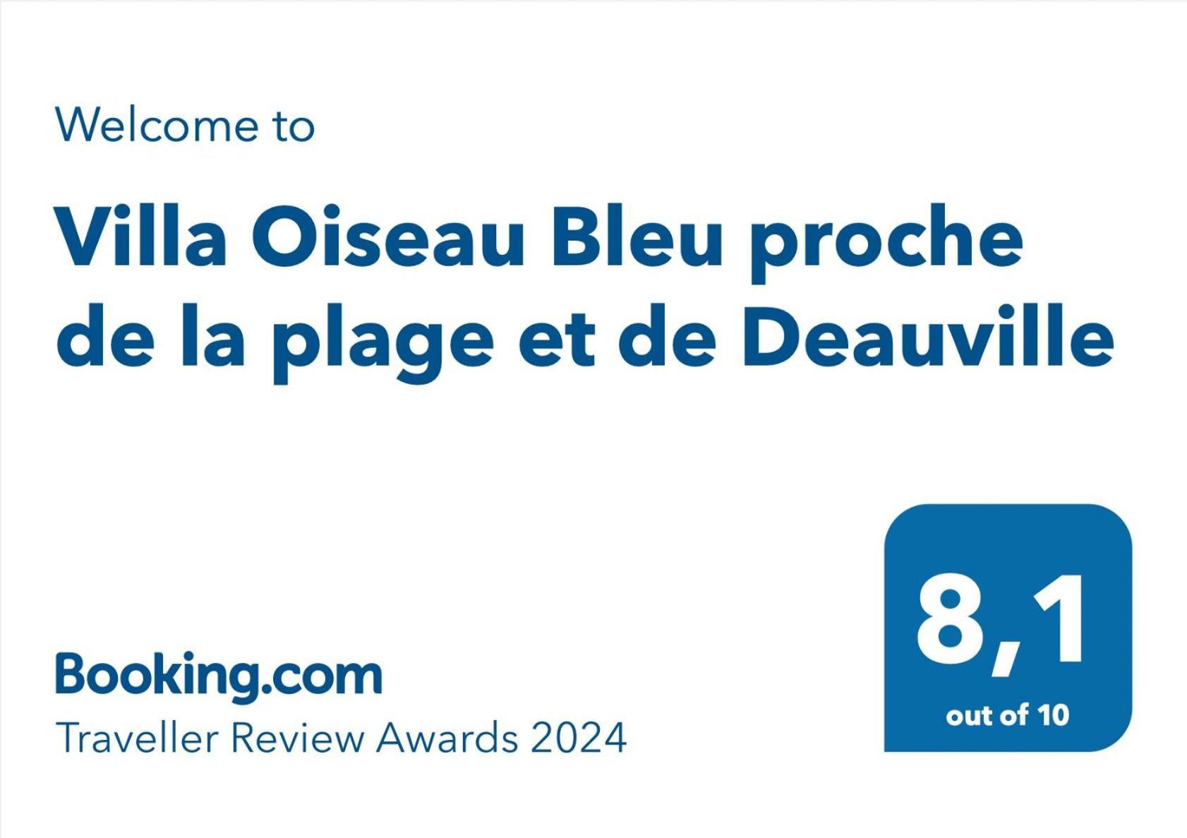 La Villa L'Oiseau Bleu Proche De La Plage Et De Deauville !!! Awards 2025 بلونفيل سور مير الغرفة الصورة